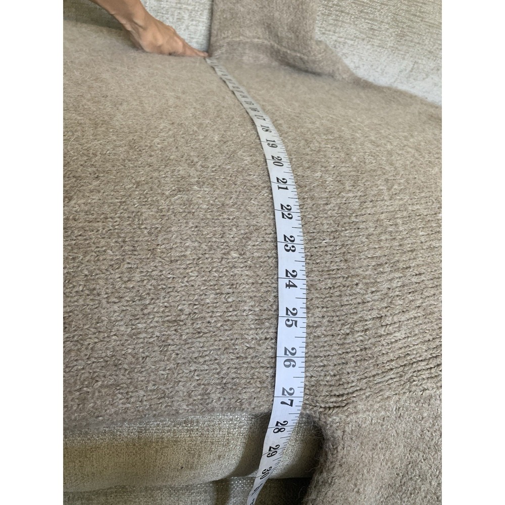 Pistola Carlen Sweater Taupe Mock Neck XL  Oversized Cozy Soft Neutral Pullover - Picture 9 of 10